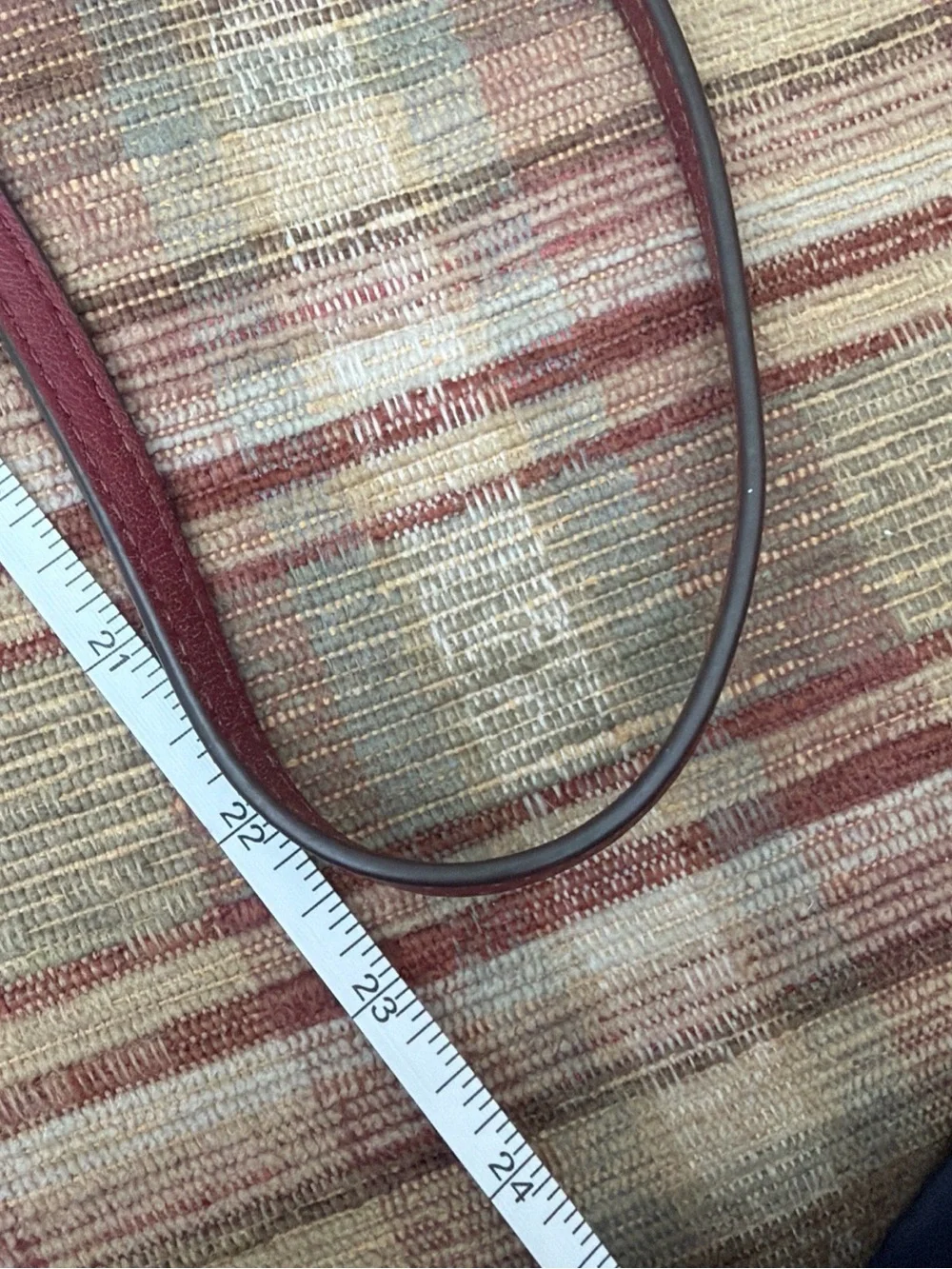 Tory Burch Burgundy Leather Logo Phone Crossbody